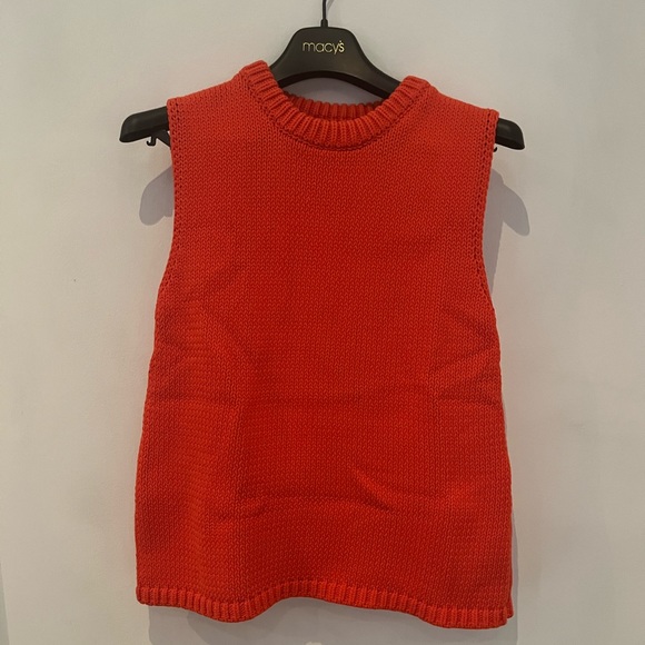 Zara Sweaters - ZARA ORANGE SWEATER VEST - size L